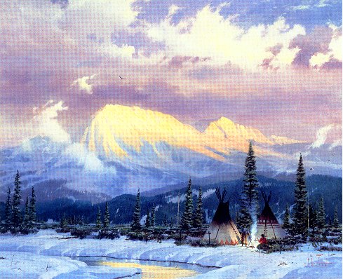 (image for) Handmade Oil painting for home canvas, oil painting framed canvas for living room Thomas Kinkade's painting, NO.78